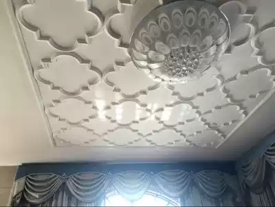 Gypsum suspended ceiling Parquet Living room Dining room Corridor Suspended ceiling Parquet gypsum modeling gypsum carving Support customization