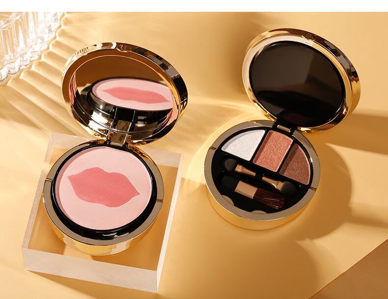 Beauty Tips Beauty Box 2 Color Blush 3 Màu Bóng Mắt Trang Điểm Pan Blush Công Suất Sửa Chữa Bóng Bóng Bột Đa mục đích Đĩa màu mắt clio