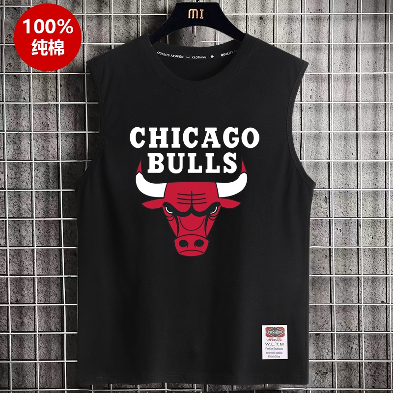 Men's Cotton Vest, Large Size, Loose Fit, Sleeveless Sports T-Shirt, New Trendy Brand, Casual Base Shirt for Teenagers and Students Men's Cotton Vest, Large Size, Loose Fit, Sleeveless Sports T-Shirt, New Trendy Brand, Casual Base Shirt for Teenagers and Students