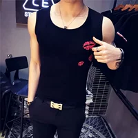 Áo vest thể thao cơ bắp nam và nữ thể dục chạy căng Slim nhanh khô mồ hôi thấm mồ hôi đôi áo thể dục áo không tay nam