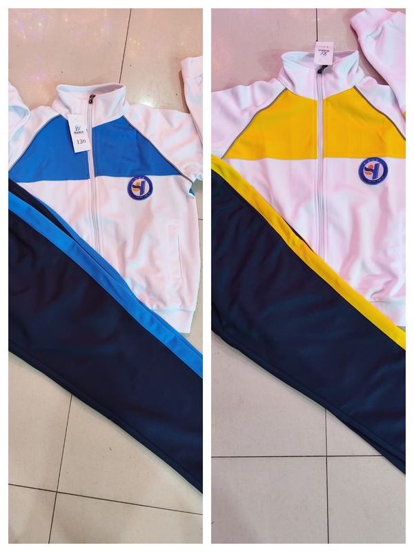 Dalian Jinpu New District Student School Uniform, Same Style as Spring and Autumn Blue-White-Yellow-White Top, Navy Blue Single Pants, Class Uniform, Garden Uniform
