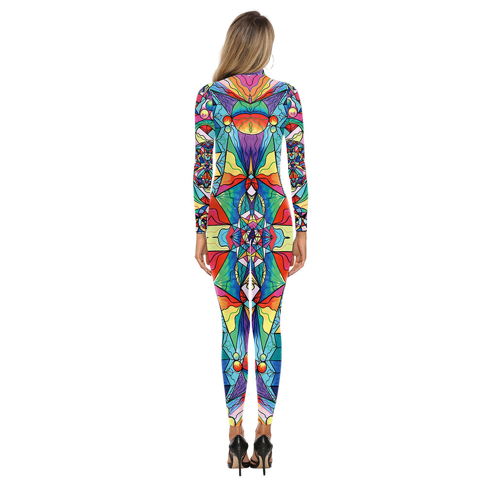 Боди/брюки women's snake print skinny casual jumpsuit女装紧身休闲连体裤