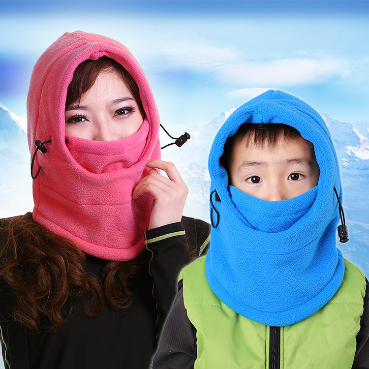 Lovers Adult children ski Outdoor Catch Hooded Hood Hood men and women Autumn Winter Warm Windproof Hats Waistcoat