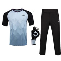 The accurate basketball referee uniform suit (the same style sponsored by CUBA) comes with a whistle high waist and no belt customized printing