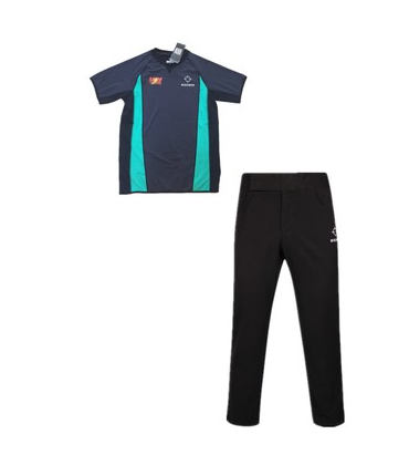 The quasi-basketball referee set contains basketball referee pants sponsored NBL referee uniform CUBA basketball referee suit print