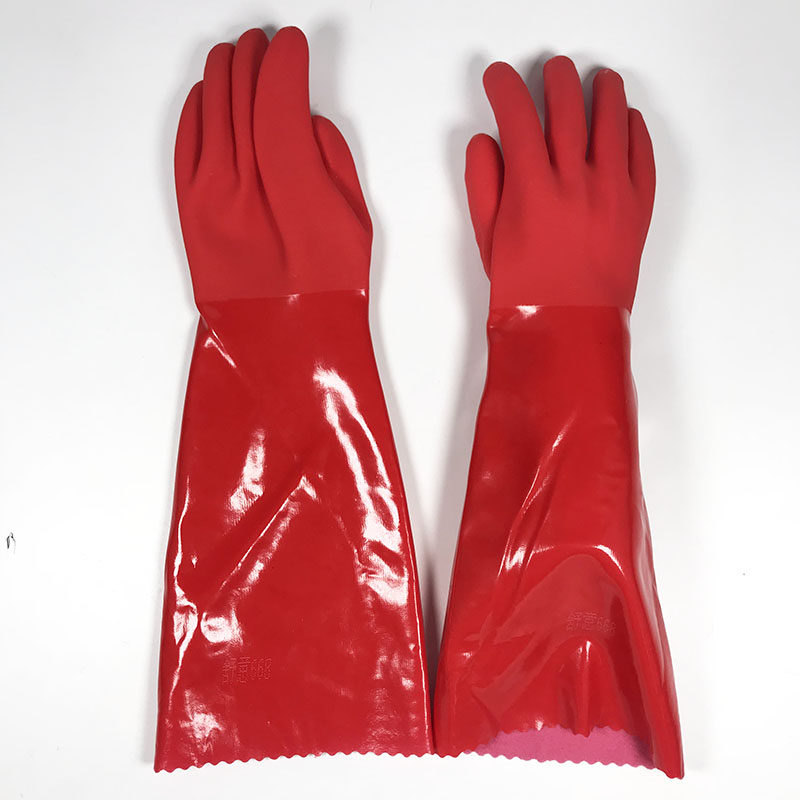 Shuyi 668-46 warm plus velvet anti-cold velvet protective gloves wash car wash kitchen oil work scrub non-slip