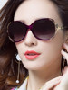 2025 New Women's Polarized Sunglasses for Round Faces, Trendy Celebrity Style Sunglasses for Women, Uv Protection Large Frame Glasses