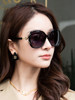 2025 New Polarized Sunglasses for Women, High-End Large Frame, Elegant Retro Four-Leaf Clover Sunglasses, Street Style Trendy Glasses