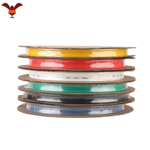 Agent thickened environmentally friendly yellow heat shrinkable tube 25mm heat shrinkable casing yellow insulating casing 25mm 50 meters