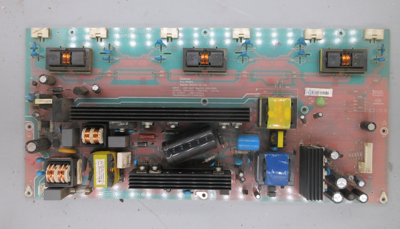 Disassemble Hisense TLM37V68 Power Board RSAG7 820 1768 2 groups