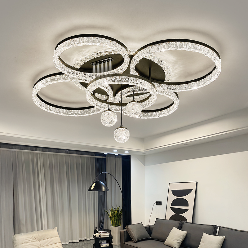 Italian-Style Light Luxury High-End Living Room Ceiling Light Main Lamp 2026 New Model Modern Minimalist Zhongshan Lighting Fixtures Whole House Package