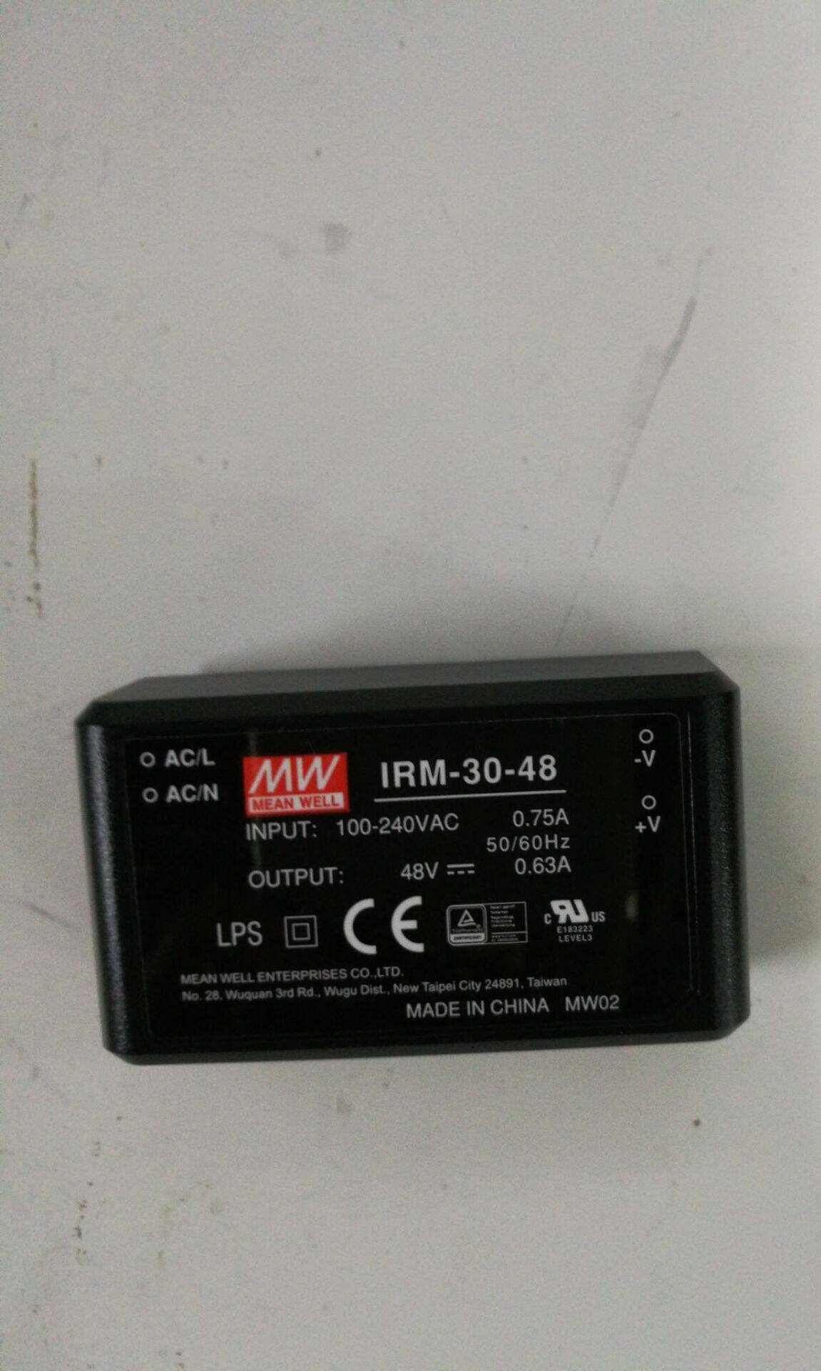 Taiwan MEAN WELL MODULE POWER SUPPLY IRM-30-48 30W 48V0 63A