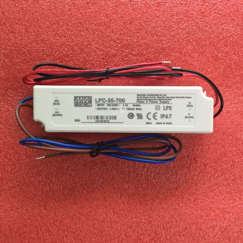 Taiwan MEAN WELL Constant current power supply LPC-35-700 35W 700mA