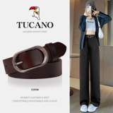 Ремень, брендовые универсальные кожаные модные джинсы, из натуральной кожи, официальный продукт