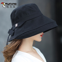 Woodpecker hat lady summer fishermans hat Korean version of Joker Japanese sunscreen hat spring and autumn ins tide sun hat