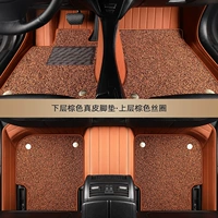 Двухслойная модель коричневого+коричневого шелкового круга