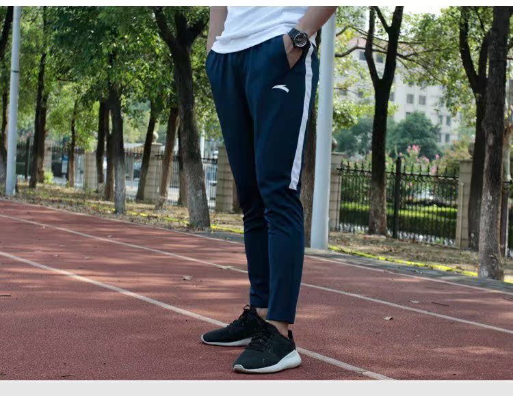 Quần thể thao ANTA / Anta chính hãng Quần bóng đá nam đào tạo chạy bộ thể dục quần nhanh khô - Quần thể thao quần bơi nam adidas