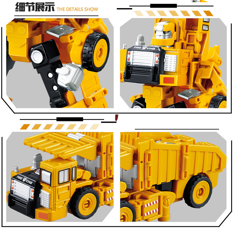 Hợp kim Transformers Xây dựng Xe tải Hercules Fit Auto Man Máy xúc cẩu Robot Mô hình đồ chơi Nam - Gundam / Mech Model / Robot / Transformers mô hình gundam build divers