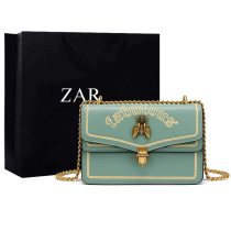 Hong Kong bag women 2021 Autumn New Vintage crossbody embroidery bee Joker shoulder chain small square bag