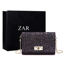 Hong Kong sequin bag women 2021 New Tide ins chain bag shoulder bag shoulder bag retro small square bag