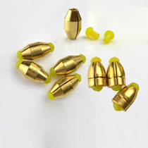 Quick conversion of copper in the water Sea rock fishing Sea fishing accessories Balance lead copper sinker Switch medium pass lead counterweight lead