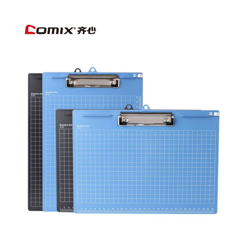 Plastic A4 student writing board clip file plywood office writing pad data pad menu clip board stationery
