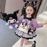 Осеннее платье для девочек, наряд маленькой принцессы, стиль Лолита, подарок на день рождения, юбка-пачка