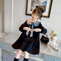 Girls' Dress Autumn Dress Korean Children's Wear Children's Foreign Style Net Red Princess Dress Girls College Style Children's Skirt