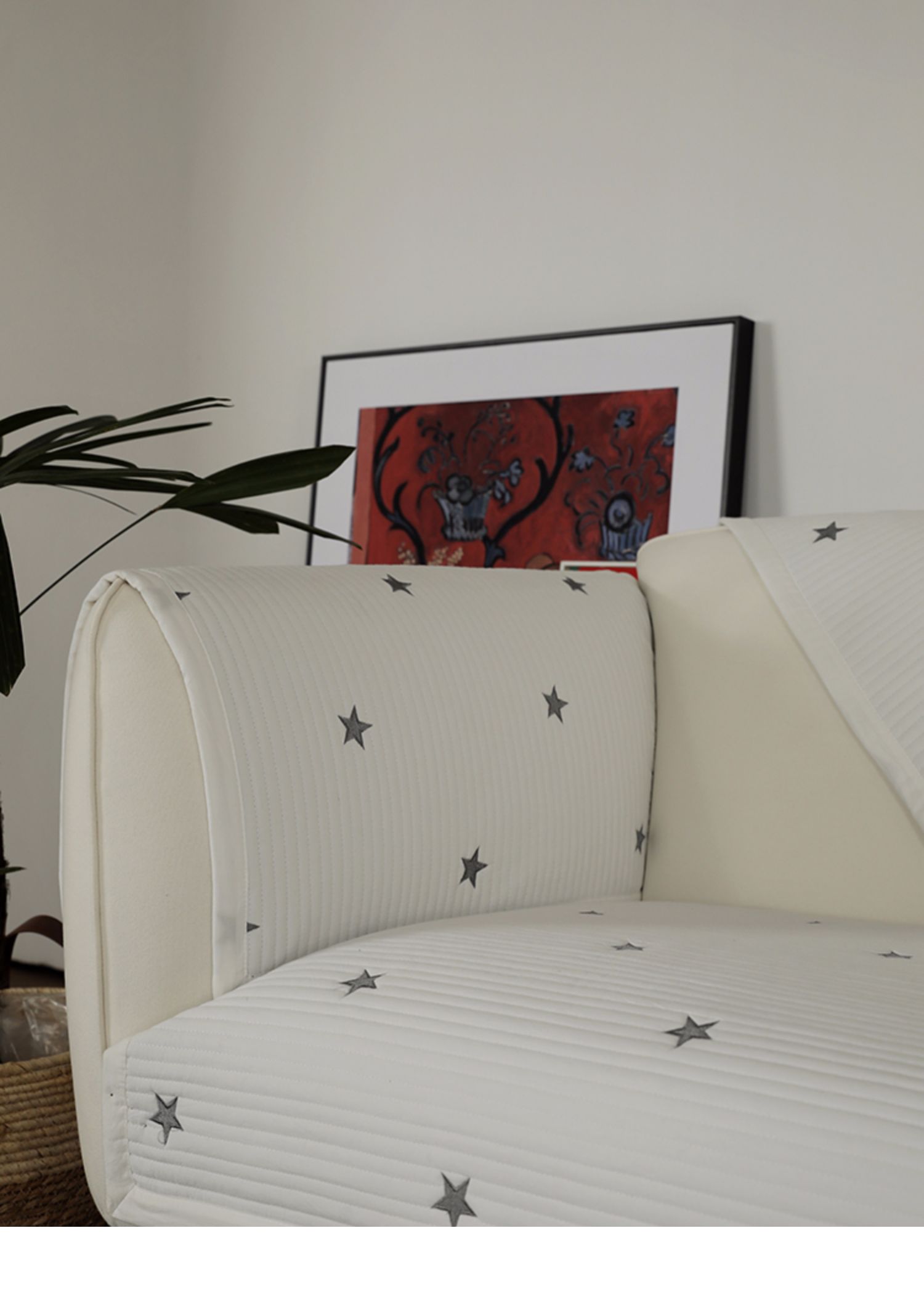 Giấc mơ sao Bắc Âu đơn giản đệm sofa bốn mùa vải cotton phổ biến chống trượt khăn che đệm có thể được tùy chỉnh - Ghế đệm / đệm Sofa đệm sofa gỗ