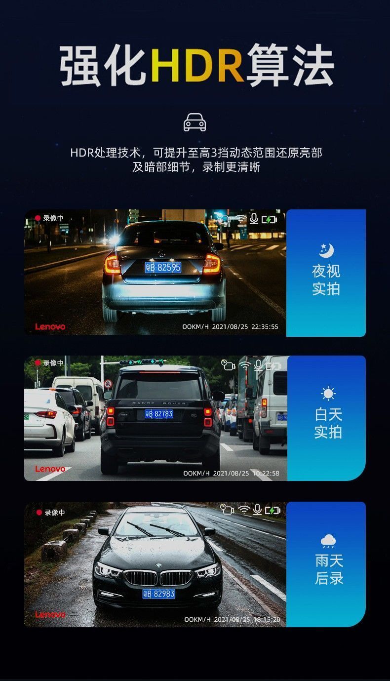 2026 model car-mounted 360-degree panoramic dashcam recorder, no installation required, wireless reversing camera, and built-in electronic dog
