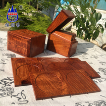 Red Wood Cup Mat Big Fruit Purple Sandalwood Solid Wood Quality Tea Table Cup Tea Cup Insulation Mat Burmese Pear Square Bowl Mat Pendulum