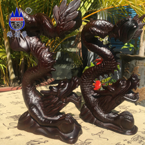 Edge Creativity Red Wood Zodiac Zodiac Zodiac Burmese Black Acid Branches Solid Wood Handicraft Dragon Walking World Handmade Engraving Pendulum Pieces