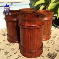 Myanmar Flowers Pear Wood Red Wood Pen Holder Big Fruit Purple Sandalwood Room Swing Piece Containing Pen and high storage box