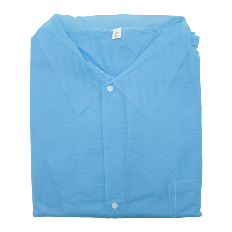 Core Silicon Valley L5801 Limited to use experimental suit white coat 50gSMS non-woven fabric white blue yellow -Taobao