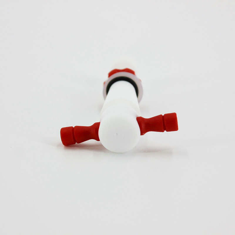 芯硅谷 A4694 1:5精细可调式四氟节门塞,聚四氟乙烯,孔径2/4mm