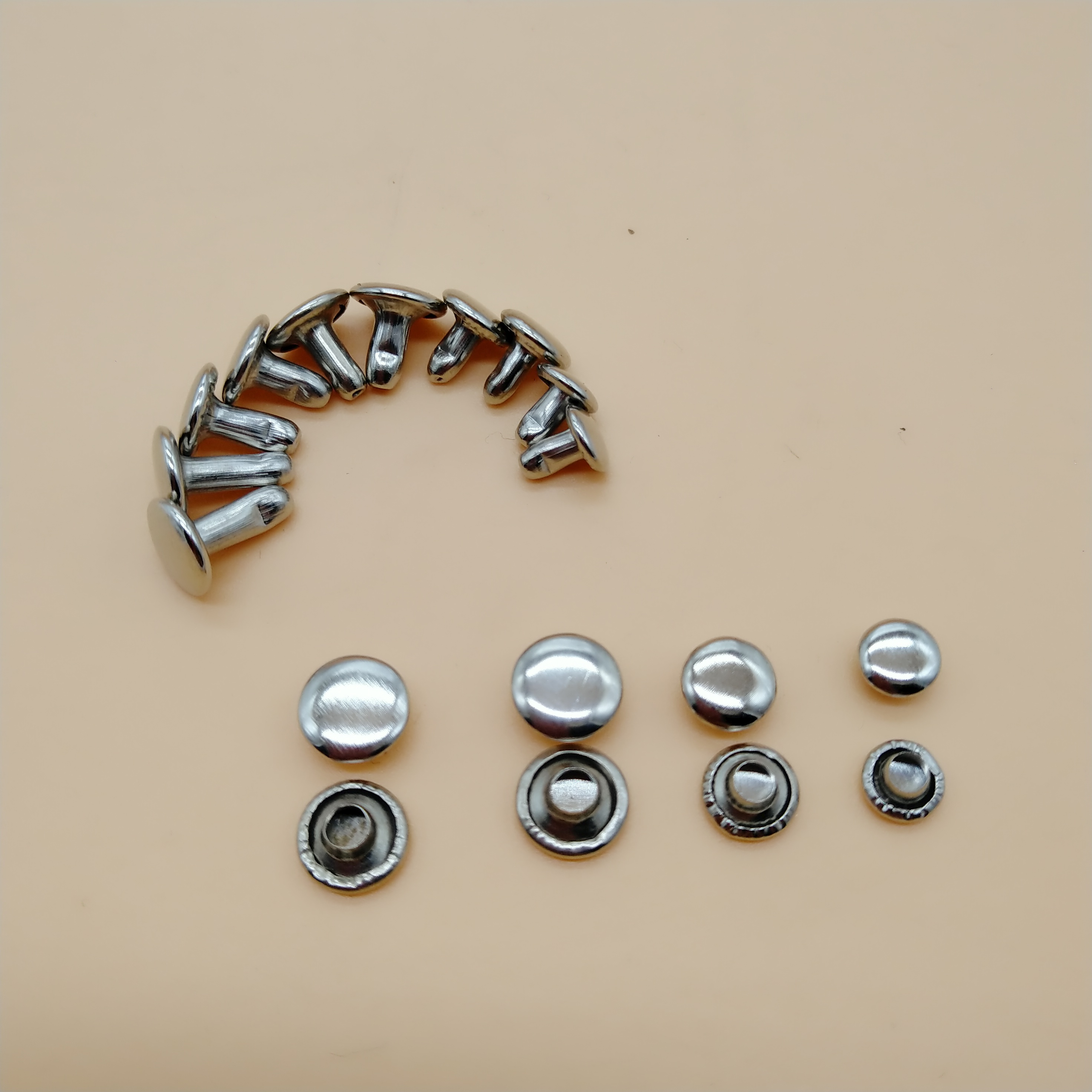 Double Sided Rivet Hollow Nail Cap Nail Spot Notebook Menu Album Wallet Leather Strap Fixed Accessory-Taobao