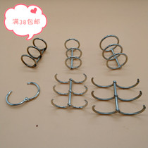 Three-ring loose-leaf binding ring 3-ring spot metal circular iron ring can be removed with 3 holes 6 holes 9 holes 20 holes 26 holes 30 holes