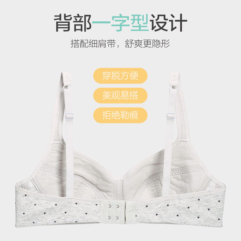 Mei Randot Girl Underwear No Rims Bra Thin Junior High School Students Gather Small Bra DZX0045