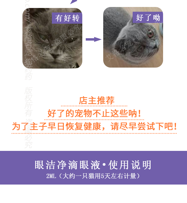 Nước mắt mèo mũi mèo mèo herpes virus mèo nhà thuốc mắt sạch mèo mủ viêm kết mạc mắt - Cat / Dog Health bổ sung sữa cho mèo con 3 tuần tuổi
