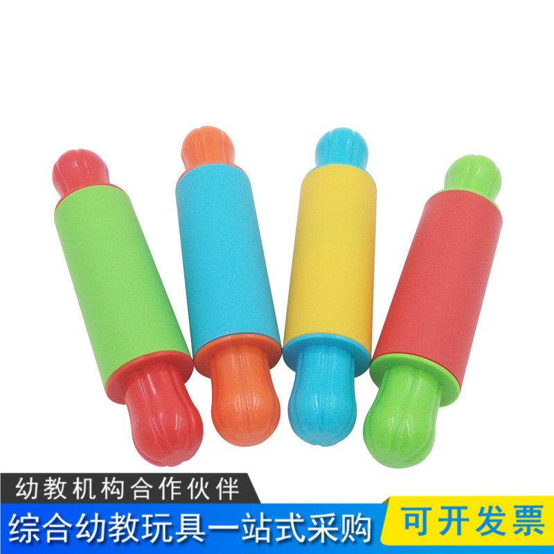 Preschool children's beauty work DIY Plasticine tools home wine toys rubber plastic rolling stick set