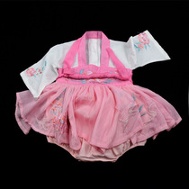 Girls Hanfu spring and autumn summer clothes 0-3 years old baby skirt jumpsuit baby original Chinese style embroidery ancient costume