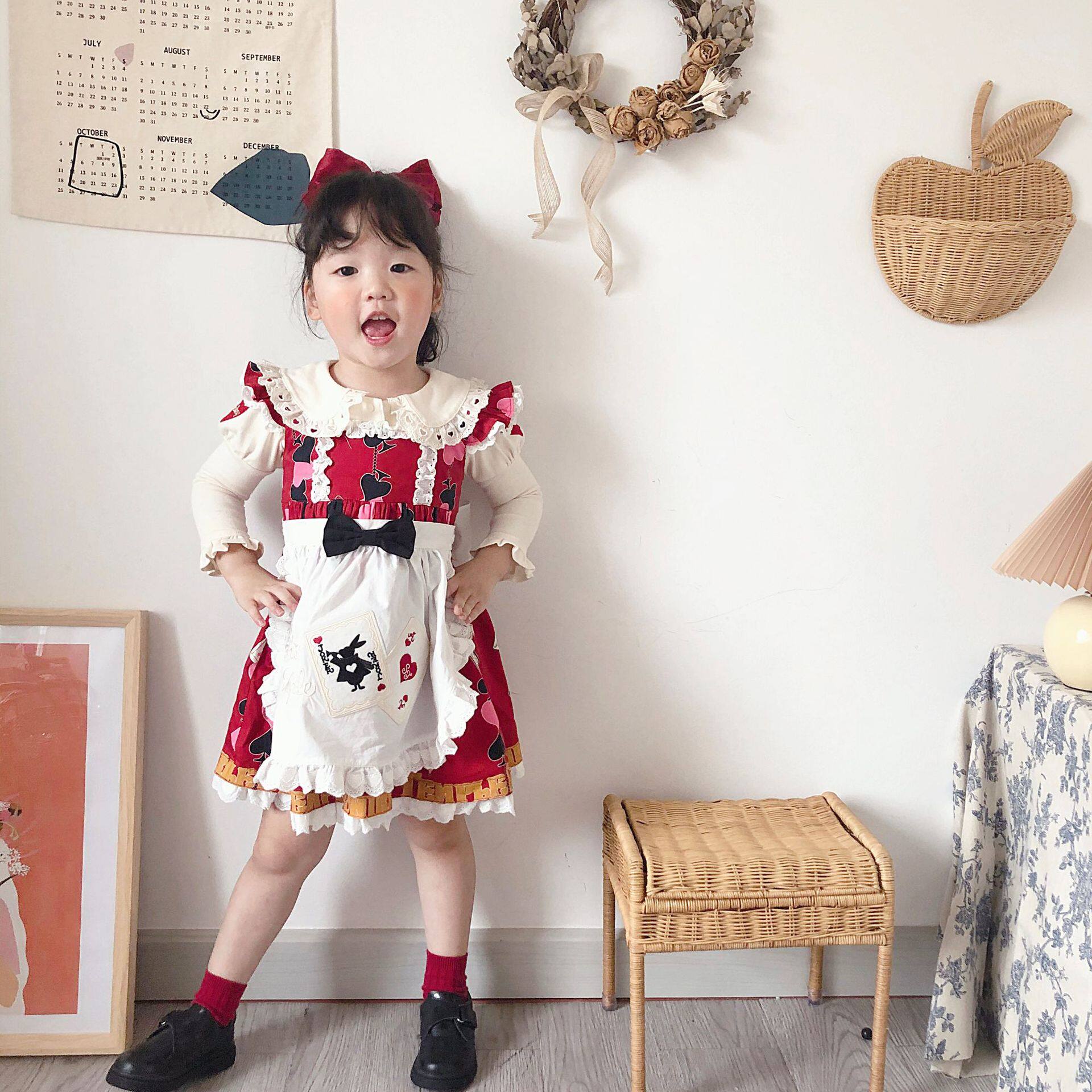 Spot shirlytemple Shirley Temple ST custom girls poker Lolita dress bottoming apron