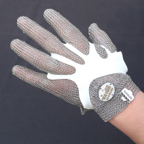 American wear-resistant and anti-cut wire gloves 316 stainless steel ring-killing fish anti-cutting and tailoring special protective iron gloves