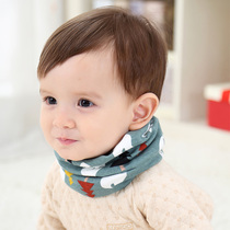 (Buy 1 get 1) Childrens cotton scarf spring autumn and winter outdoor warm neck sleeve neck guard wind scarf cover mask