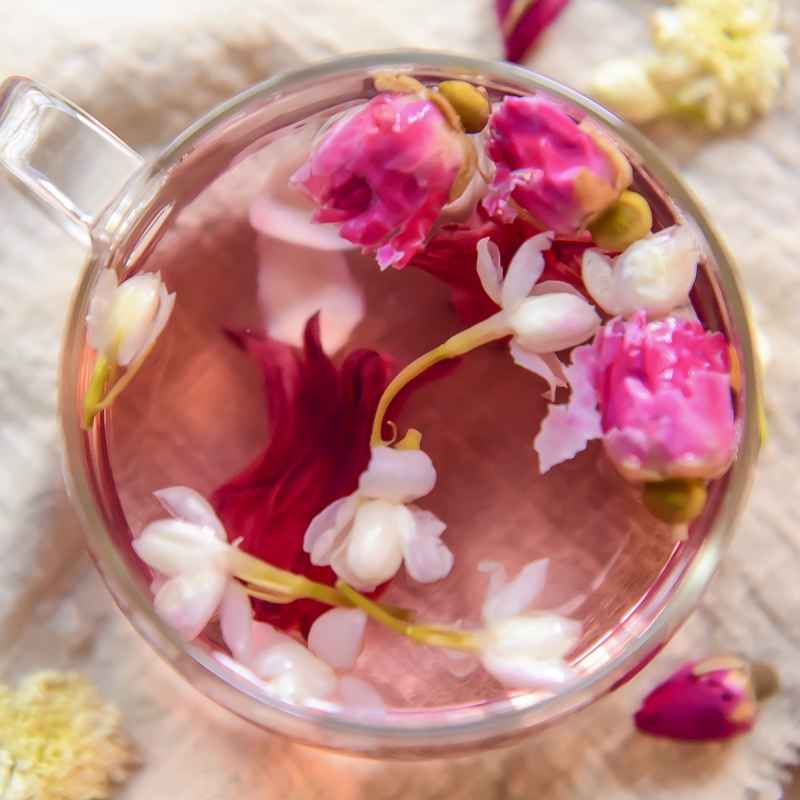 玫瑰除痘斑养颜美白茶叶消食清便排毒祛痘菊花茶清热去火组合花茶_英家券