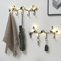 Punch-free entry door key storage adhesive hook Living room door rear umbrella clothes hat hanging clothes hook Wall Wall Wall decoration