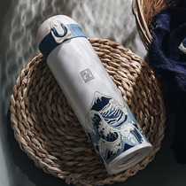 South Korean Cup Bear Floating World Cup for men and women Couples students on-board portable stainless steel water glasses straight Drink