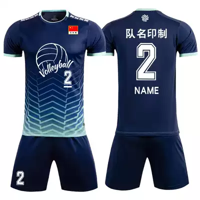 Volleyball suit suit women's short sleeve competition training suit diy men's quick-dry volleyball short sleeve suit children's student team uniform