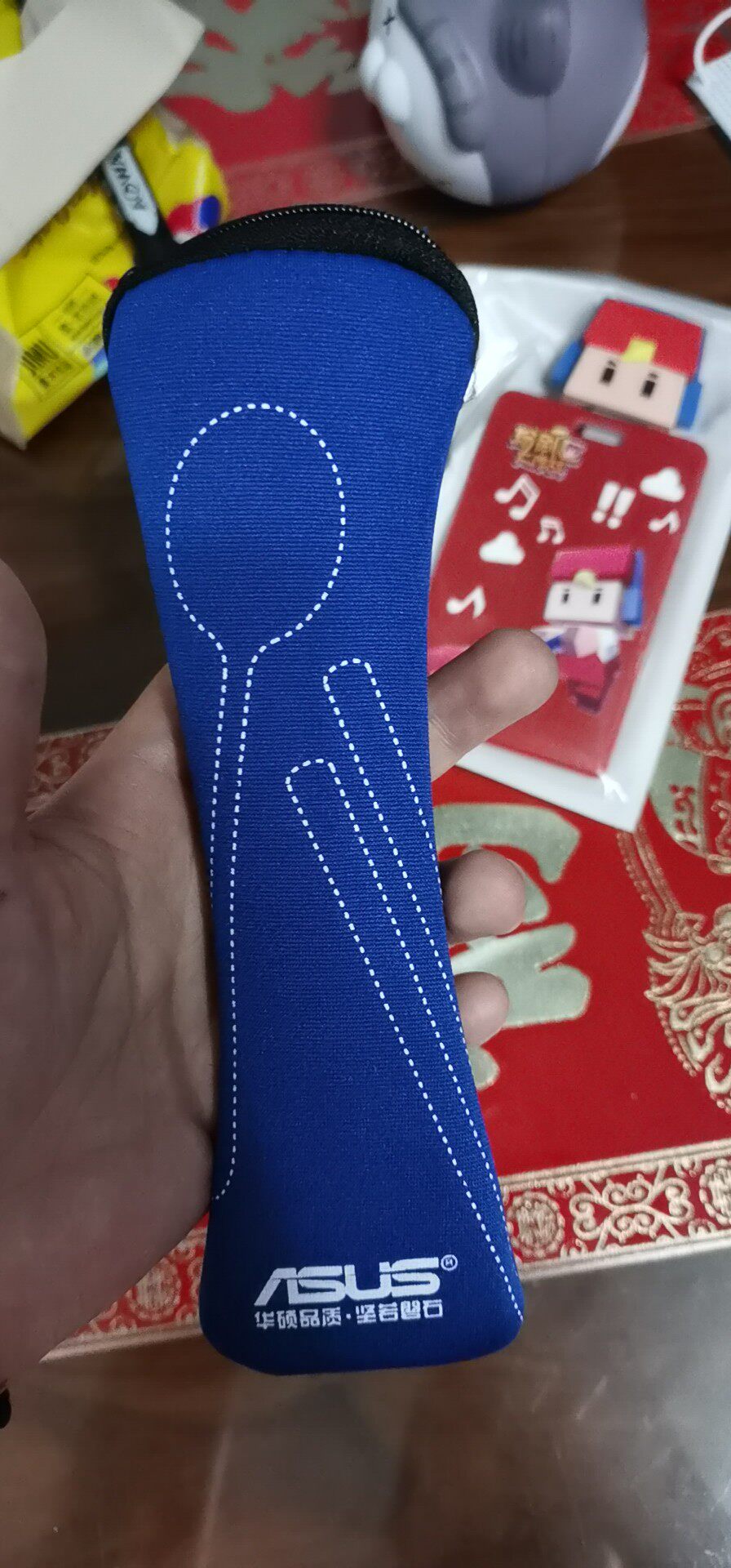 2021 chinajoy Games Surrounding Asus Electric Competition Brand Portable Tableware Set Stainless Steel Chopsticks