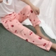 Quần pyjama phụ nữ quần cotton tinh khiết mùa xuân và mùa thu quần ở nhà phụ nữ rộng rãi kích thước lớn thoáng khí quần ở nhà phụ nữ mỏng mùa hè phòng máy lạnh - Quần tây